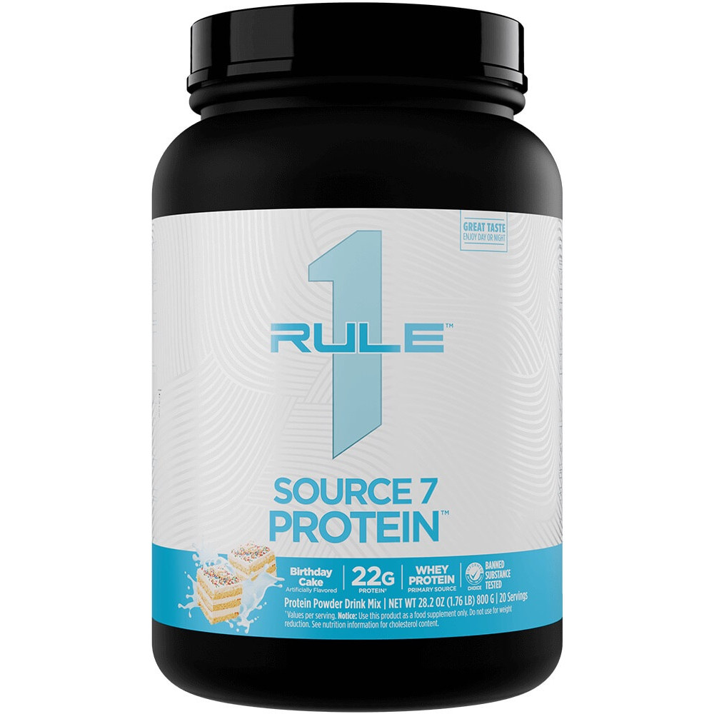 Rule 1 R1 Source7 Protein - 2lbs Birthday Cake