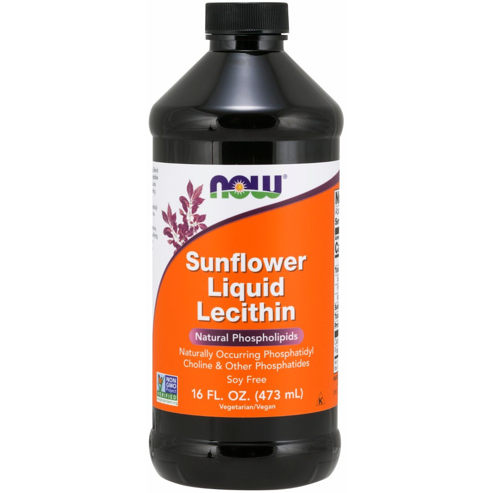NOW Foods Sunflower Liquid Lecithin - 16oz