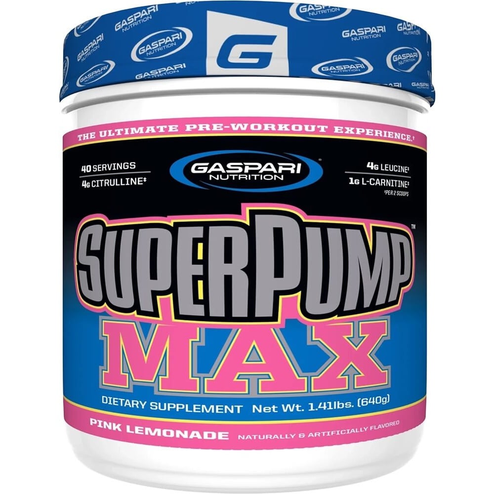 Gaspari SuperPump MAX - 40 Servings Pink Lemonade