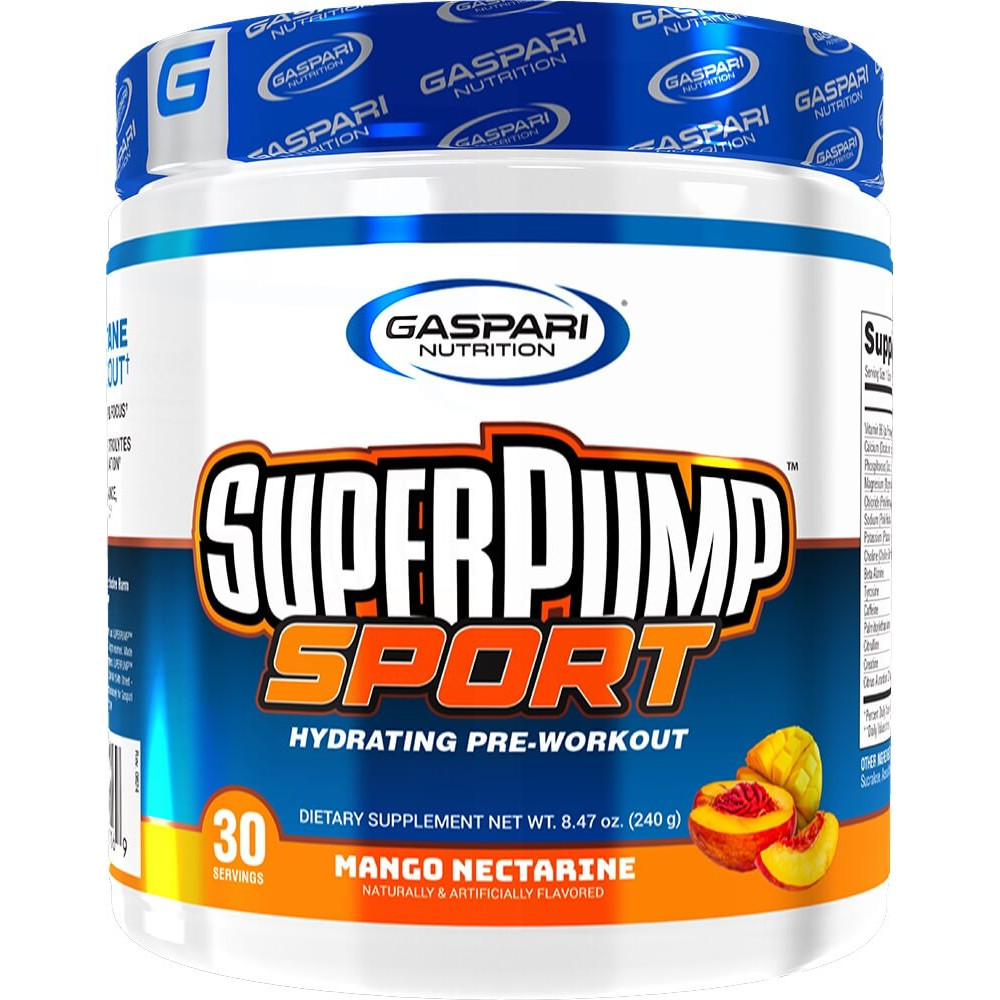 Gaspari Nutrition SuperPump Sport - 30 Servings Mango Nectarine
