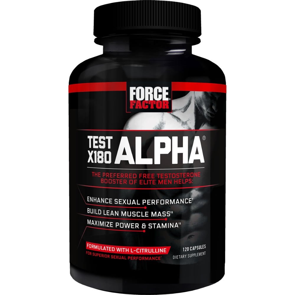Force Factor Test X180 Alpha - 120 Capsules