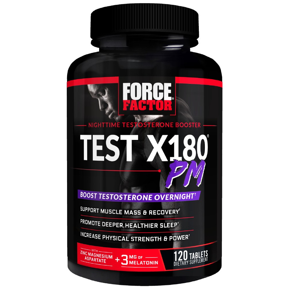 Force Factor Test X180 PM - 120 Tablets