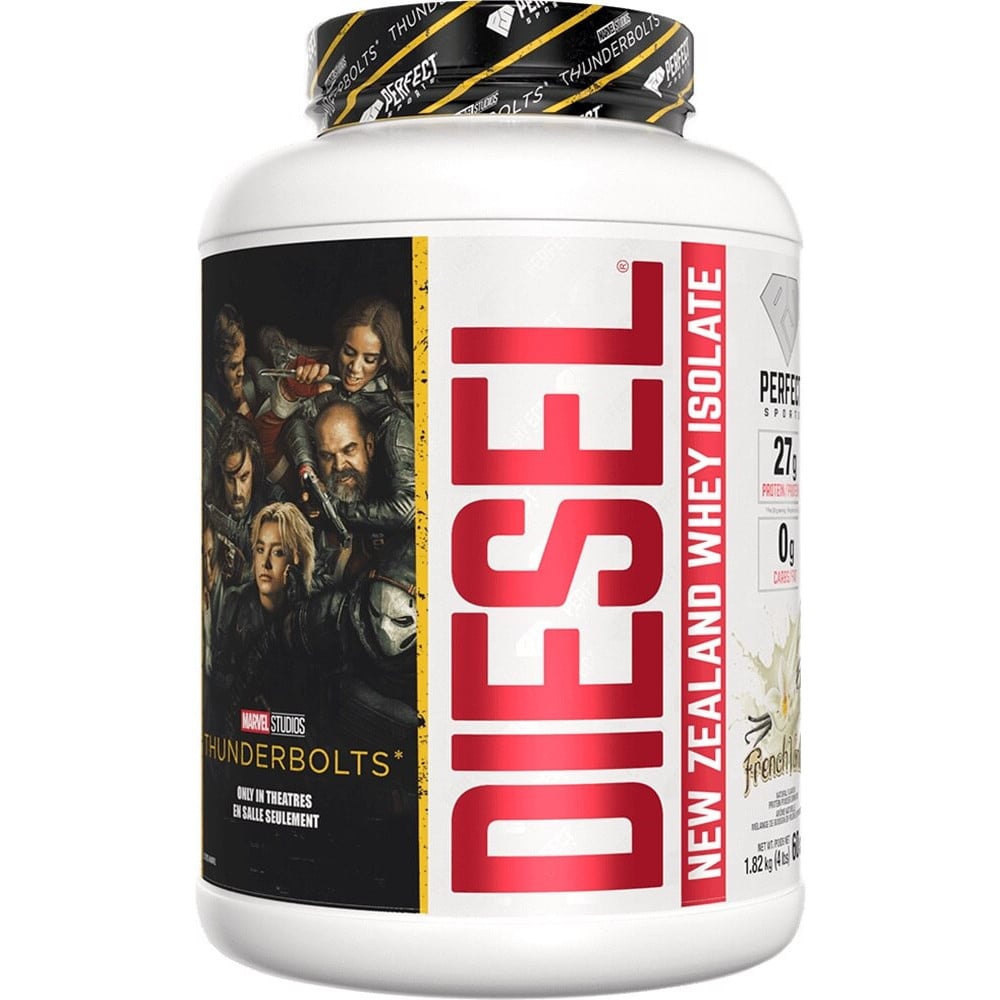 Perfect Sports Diesel 100% New Zealand Whey Isolate - 4lbs French Vanilla