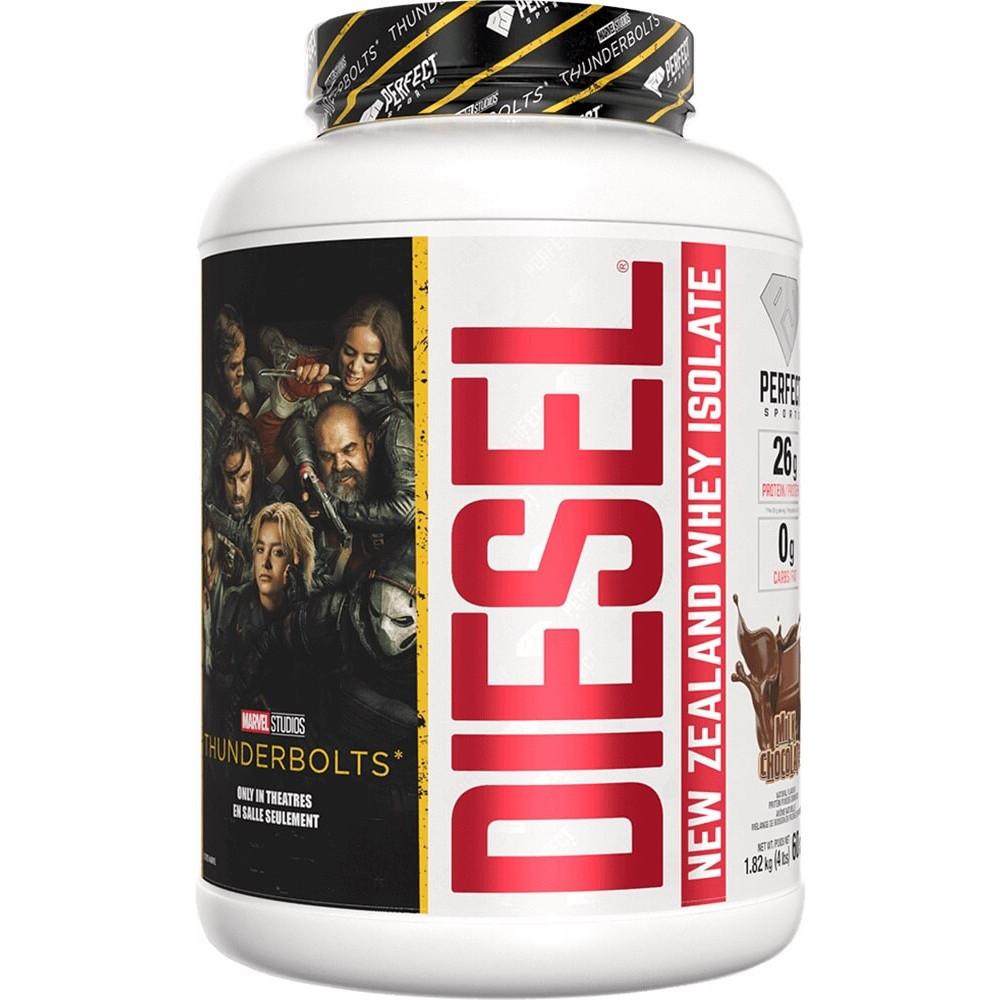 Perfect Sports Diesel 100% New Zealand Whey Isolate - 4lbs Milk Chocolate