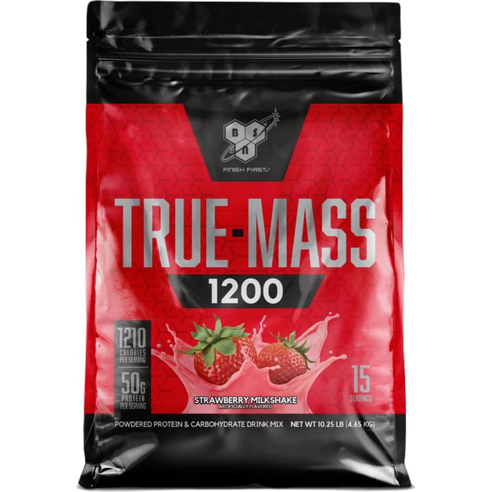 BSN True-Mass 1200 - 10.25lbs Strawberry Milkshake