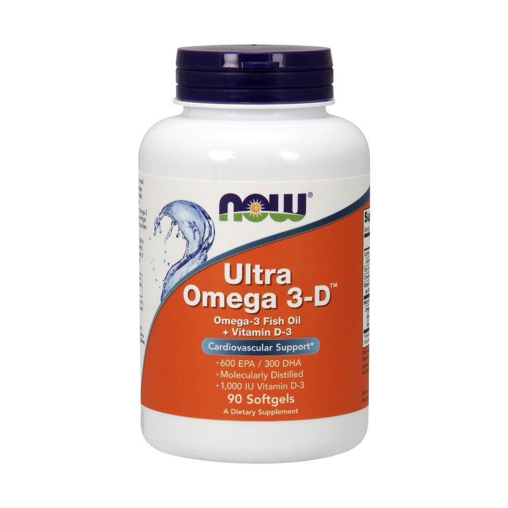 NOW Sports Ultra Omega 3-D 90 Softgels