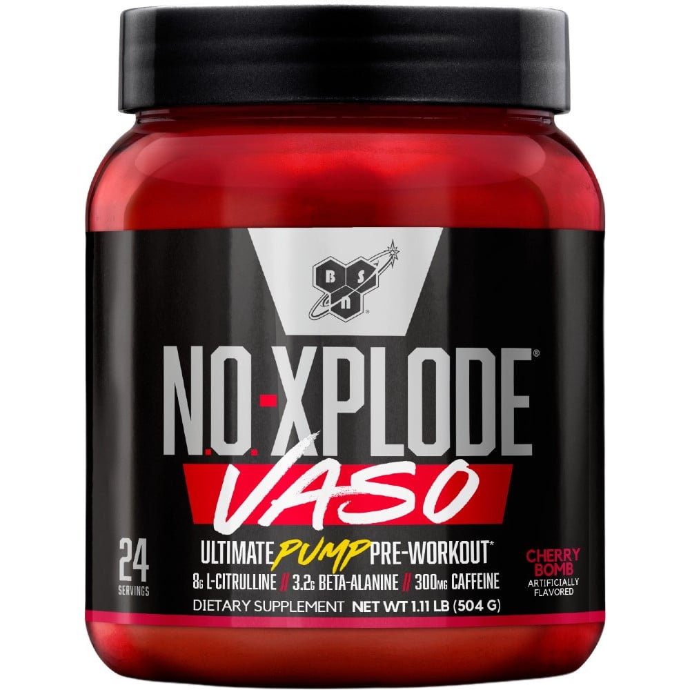 BSN NO-Xplode Vaso - 24 Servings Cherry Bomb