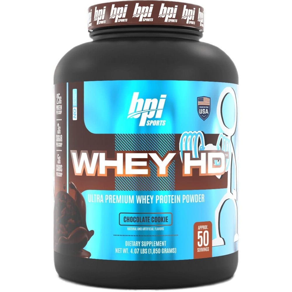 BPI Sports Whey-HD - 4.1lbs Chocolate Cookie