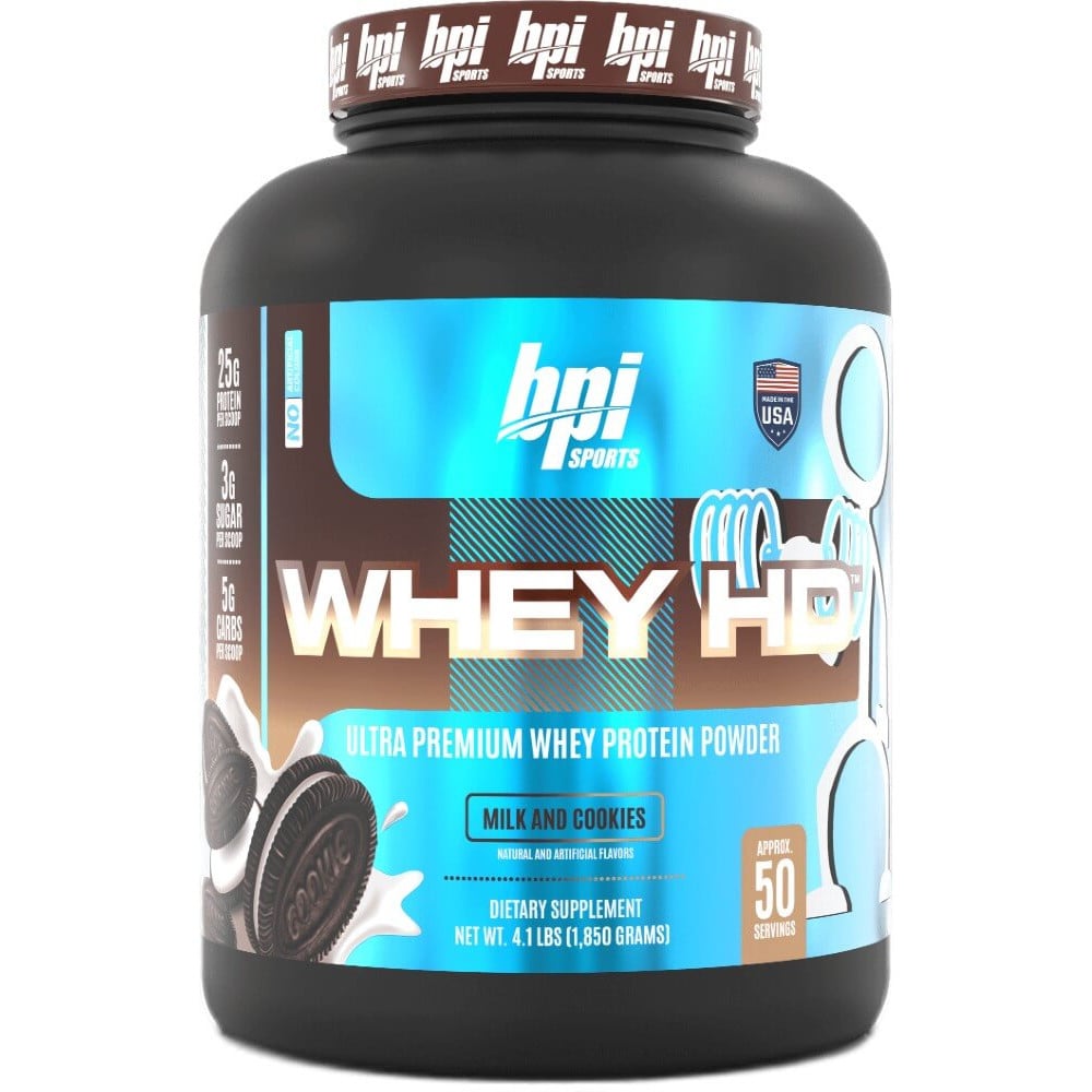 BPI Sports Whey-HD - 4.1lbs Milk and Cookies
