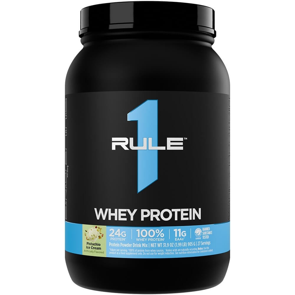 Rule 1 R1 Whey Protein - 2lbs Pistachio Ice Cream