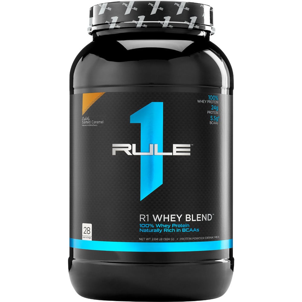 Rule 1 Proteins R1 Whey Blend 28 Servings Lightly Salted Caramel