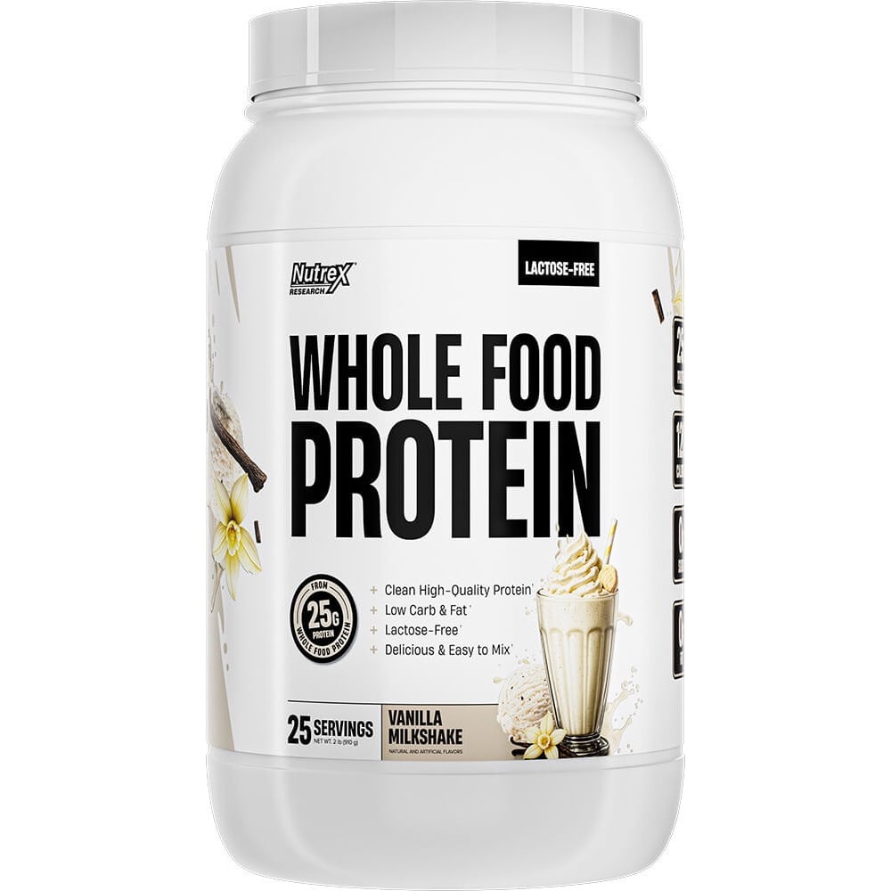 Nutrex Whole Food Protein - 2lbs Vanilla Milkshake