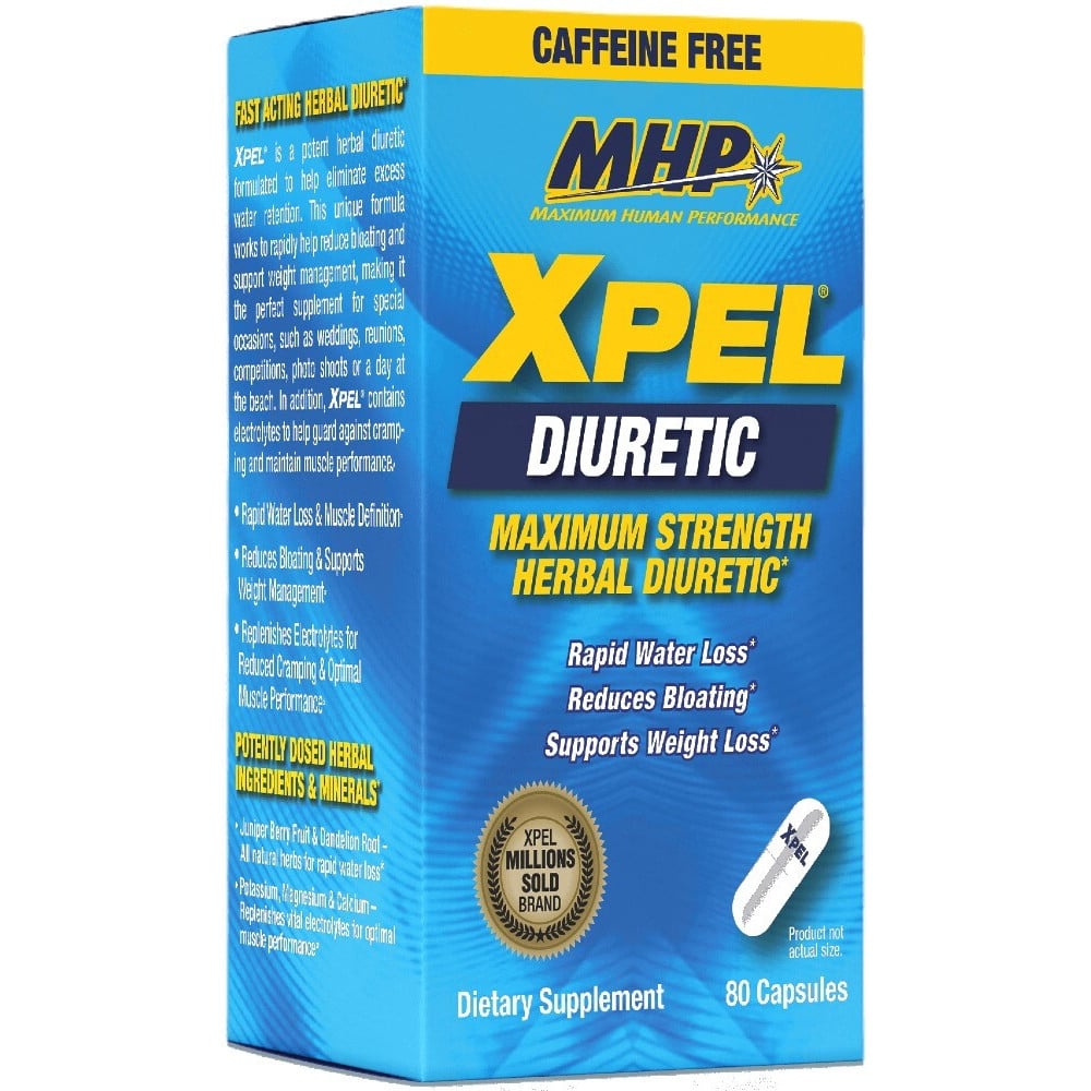MHP Xpel (Caffeine Free) - 80 Tablets