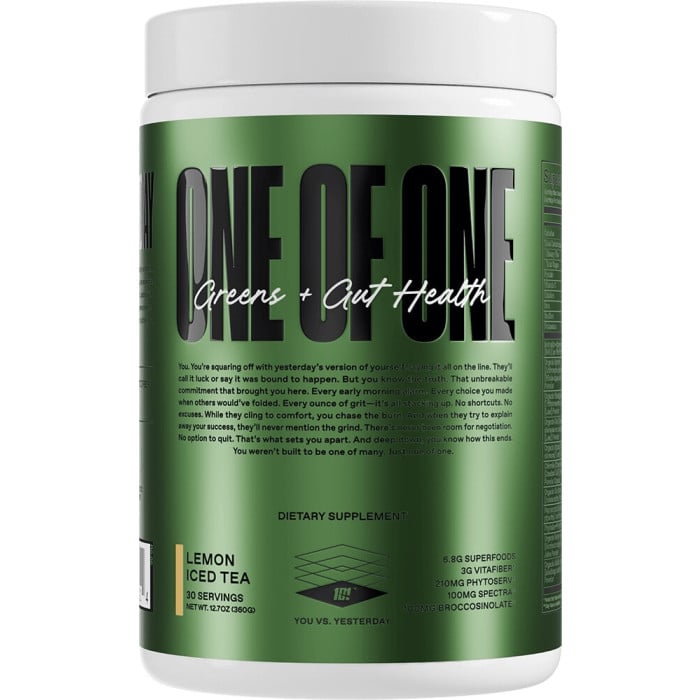 One of One Greens + Gut Health - 30 Servings Lemon Iced Tea