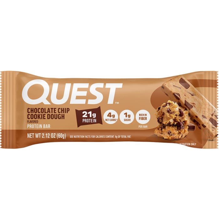 Quest Nutrition Protein Bars - 1 Bar Chocolate Chip Cookie Dough