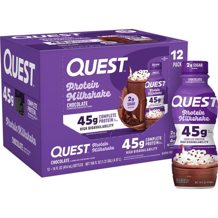 Quest Nutrition Protein Milkshake - Box of 12 Chocolate