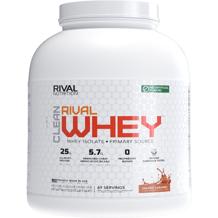 Rival Nutrition Clean Rival Whey - 5lbs Salted Caramel