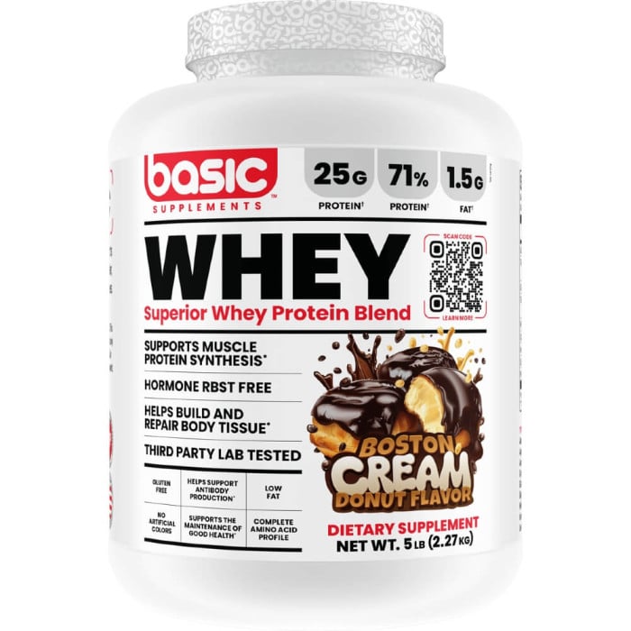 Basic Supplements Basic Whey - 5lbs Boston Cream Donut