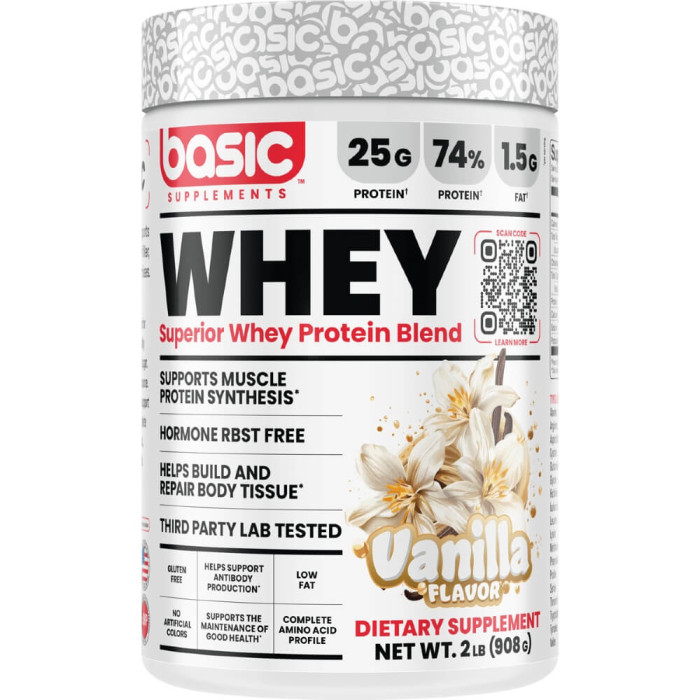 Basic Supplements Basic Whey - 2lbs Vanilla