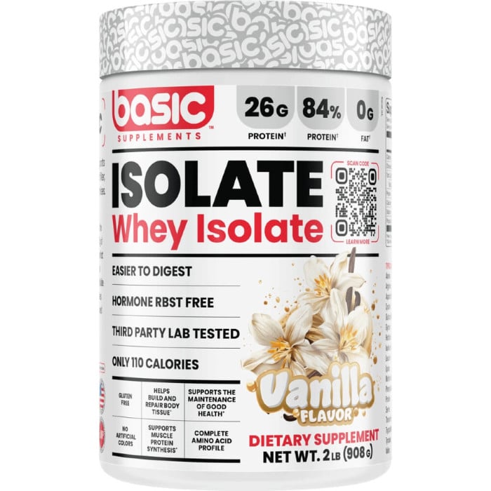 Basic Supplements Basic Isolate - 2lbs Vanilla
