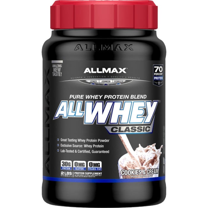 AllMAX Nutrition AllWhey Classic 2lb Cookies & Cream Whey Protein
