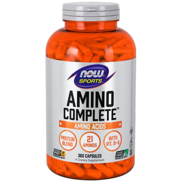 NOW Sports Amino Complete 360 Capsules
