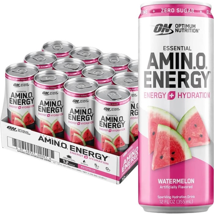 Optimum Nutrition Amino Energy Sparkling Hydration - Box of 12 Watermelon
