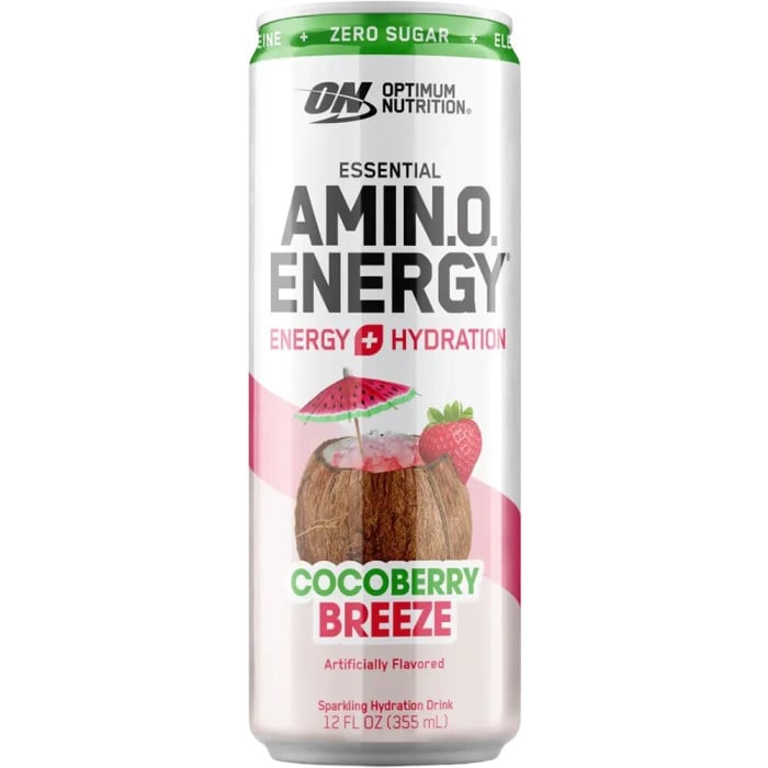 Optimum Nutrition Amino Energy Sparkling Hydration - 1 Can Cocoberry Breeze