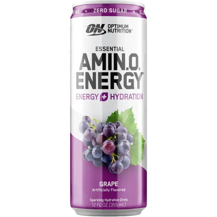 Optimum Nutrition Amino Energy Sparkling Hydration - 1 Can Grape