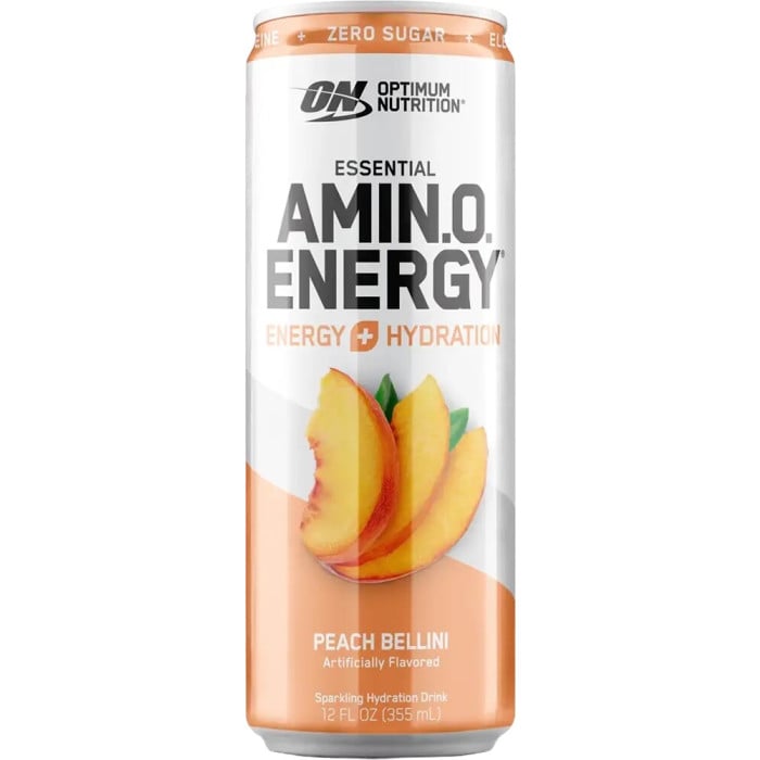 Optimum Nutrition Amino Energy Sparkling Hydration - 1 Can Peach Bellini
