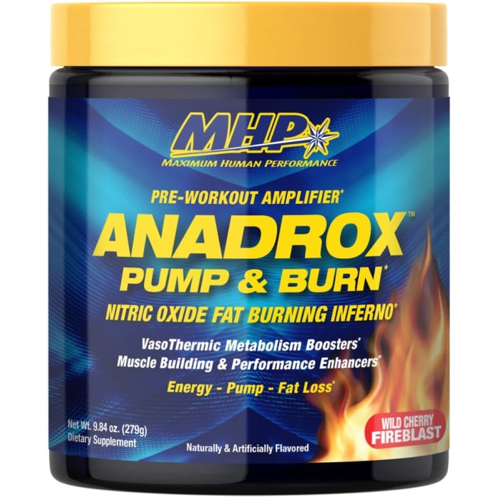 MHP Anadrox Pump & Burn Pre-Workout - 30 Servings Wild Cherry