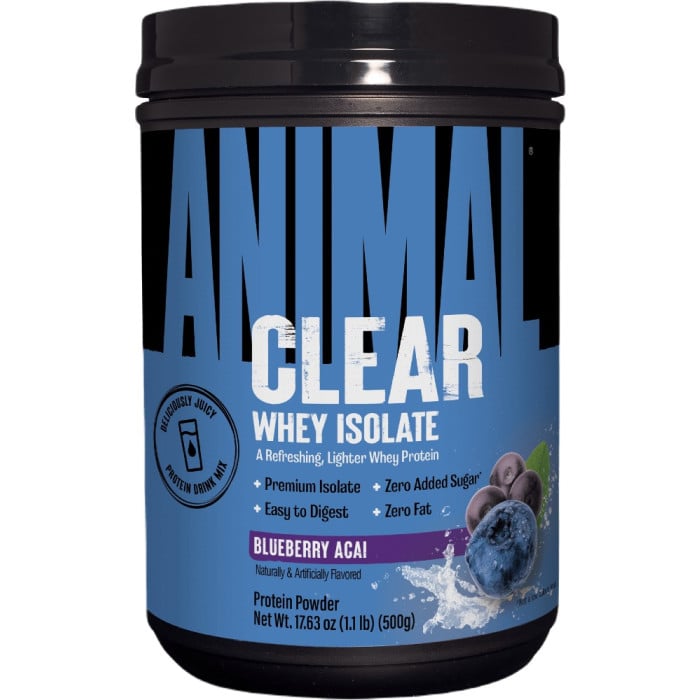 Animal Clear Whey Isolate - 1.1lb Blueberry Acai