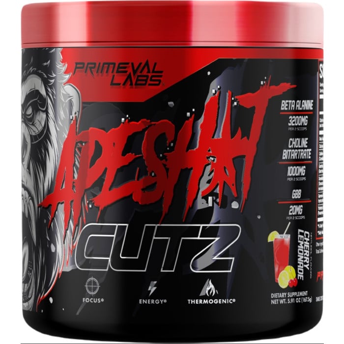Primeval Labs Apesh*t Cutz - 50 Servings Cherry Lemonade
