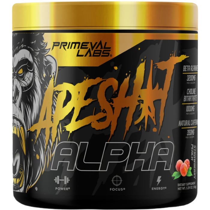 Primeval Labs APESH*T Alpha - 40 Servings Strawberry Peach
