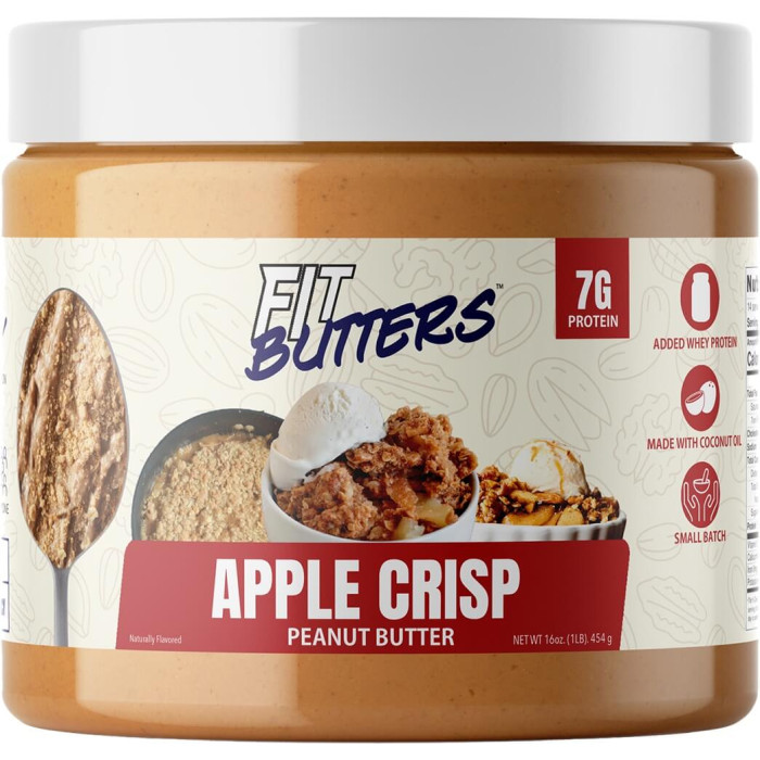 Fit Butters Nut Butter 16oz - Peanut Butter Apple Crisp