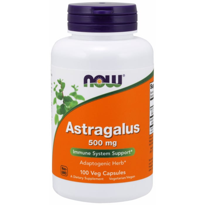 NOW Foods Astragalus 500mg 100 Capsules