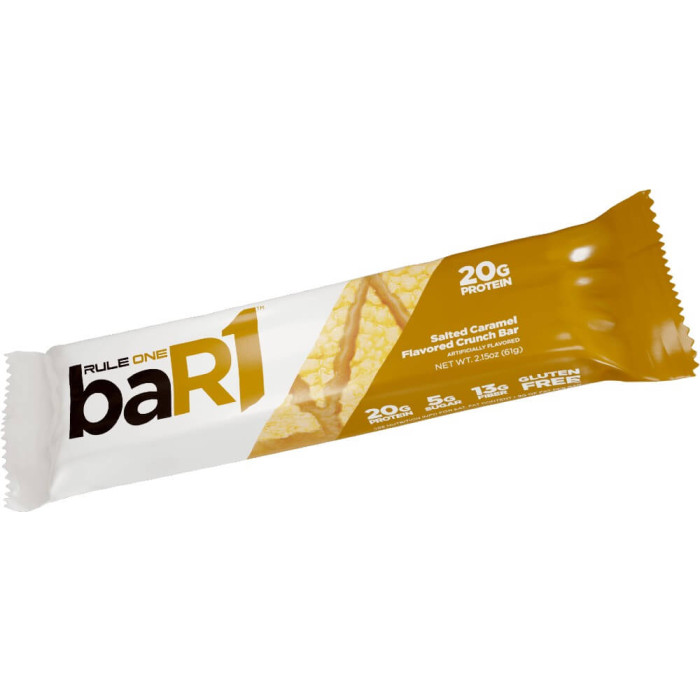 Rule 1 Proteins R1 baR1 Crunch Bar - 1 Bar Salted Caramel
