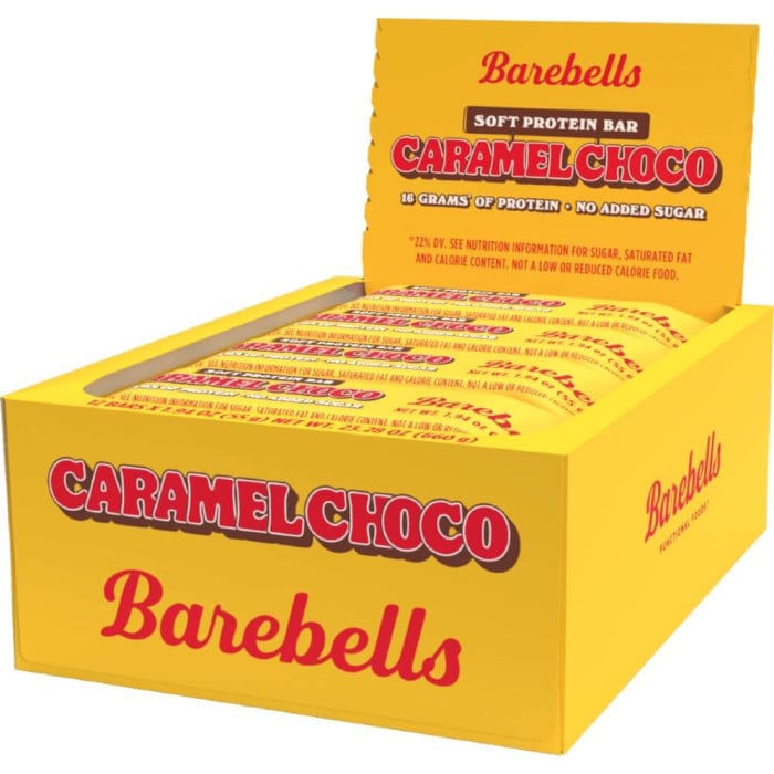 Barebells Soft Protein Bars - Box of 12 Caramel Choco