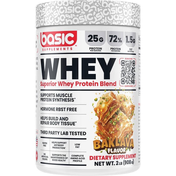 Basic Supplements Basic Whey - 2lbs Baklava
