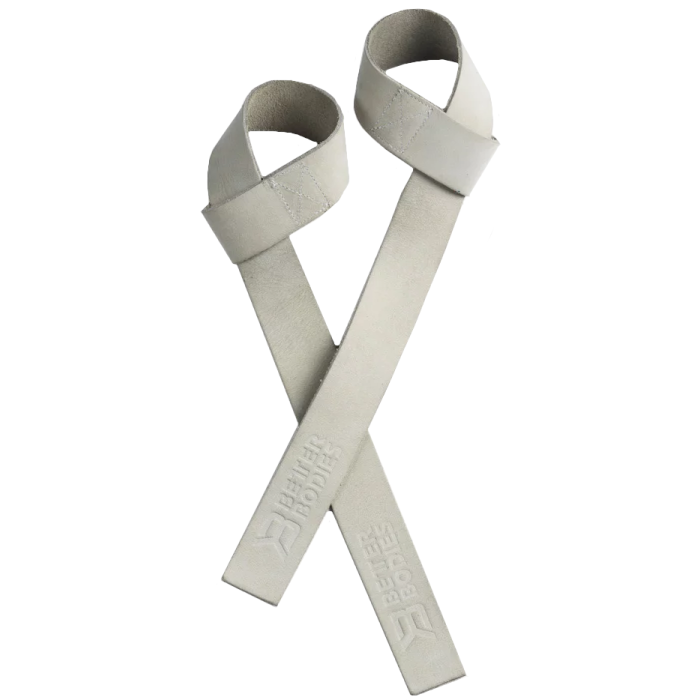 Better Bodies Leather Lifting Straps - Foggy 