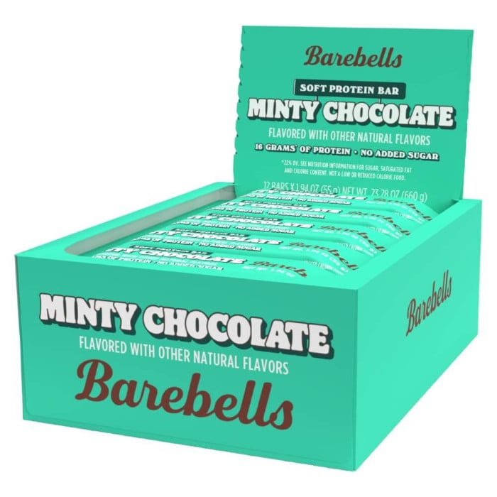 Barebells Soft Protein Bars - Box of 12 Minty Chocolate