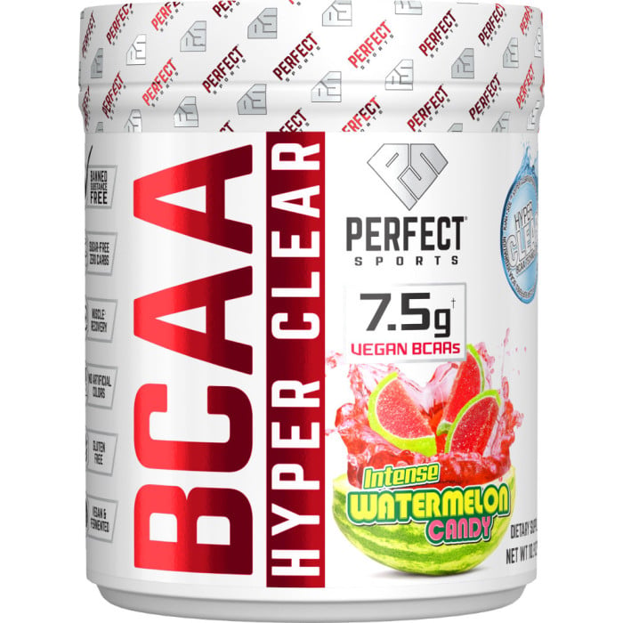 Perfect Sports BCAA Hyper Clear 30 Servings Intense Watermelon Candy
