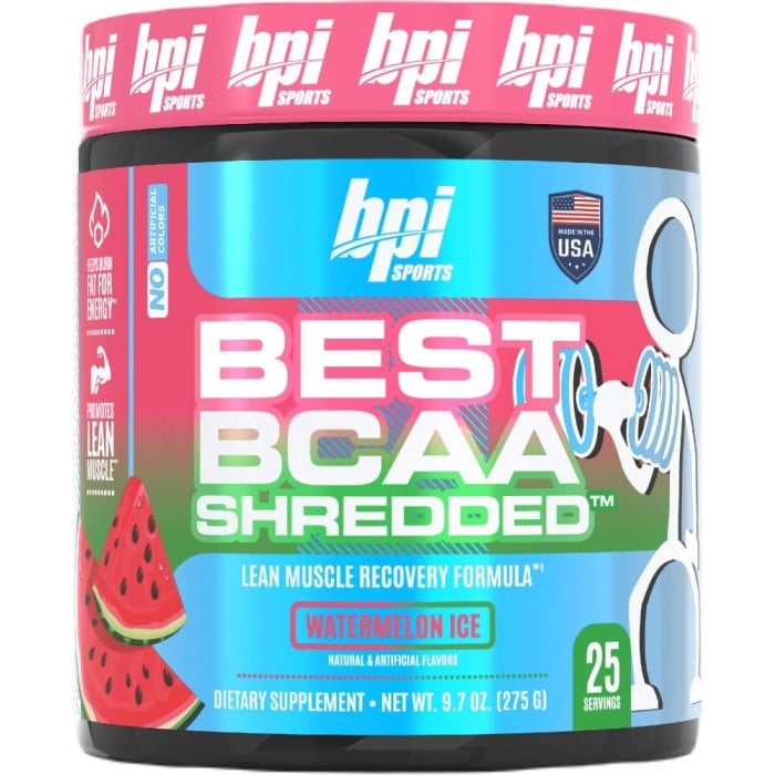 BPI Sports Best BCAA Shredded - 25 Servings Watermelon Ice