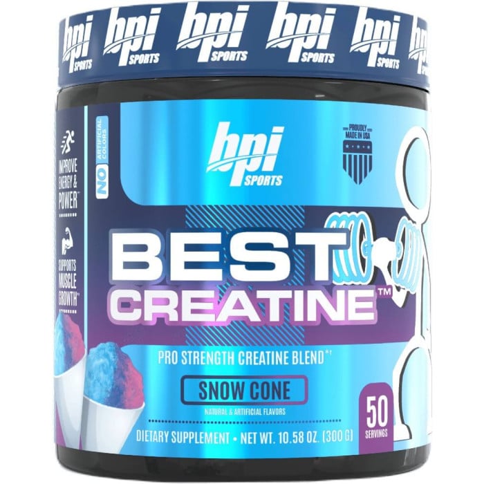 BPI Sports Best Creatine - 50 Servings Snow Cone