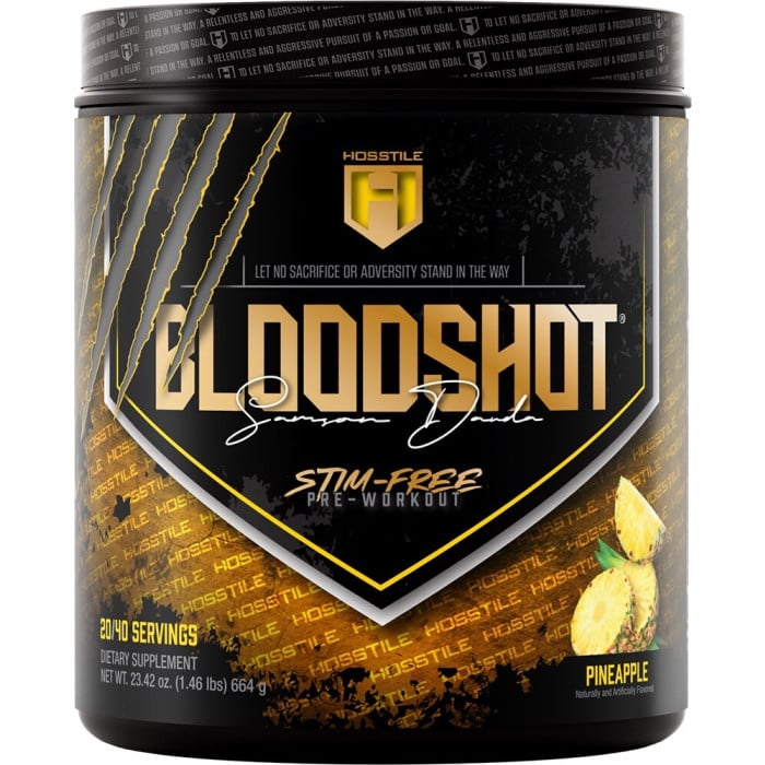 Hosstile Bloodshot Stim-Free Pre-Workout - 40 Servings Pineapple
