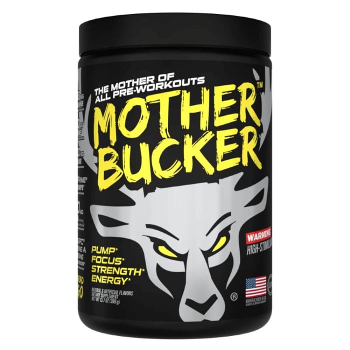 Bucked Up Mother Bucker Pre-Workout - 20 Servings Musclehead Mango