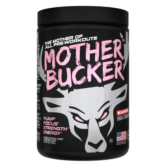 Bucked Up Mother Bucker Pre-Workout - 20 Servings Strawberry Super Sets