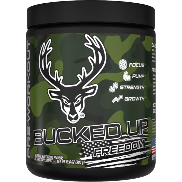Bucked Up Pre-Workout - 30 Servings Freedom Grape
