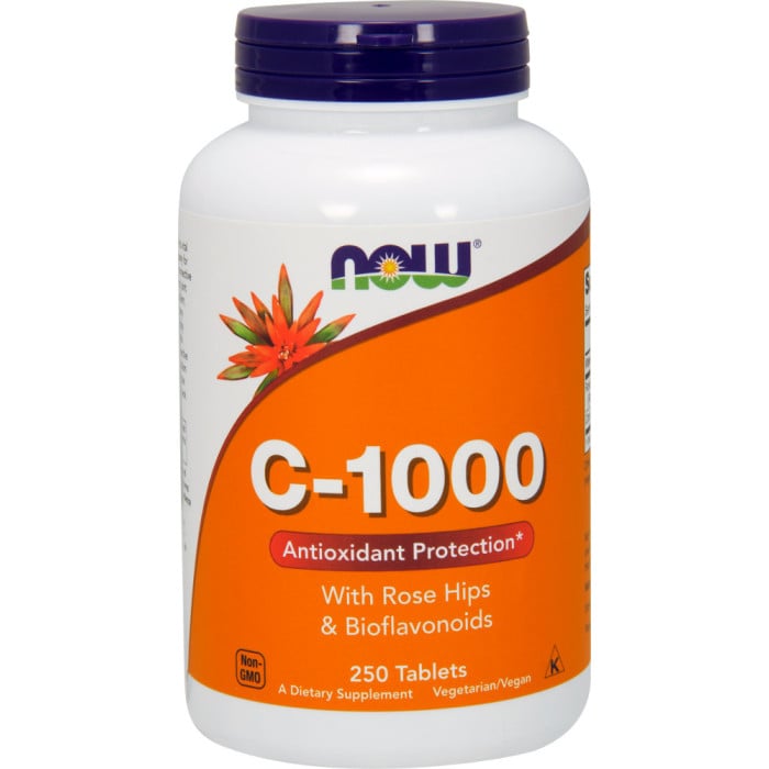 NOW Foods C-1000 Rose Hip & Bioflavonoids 250 Tablets