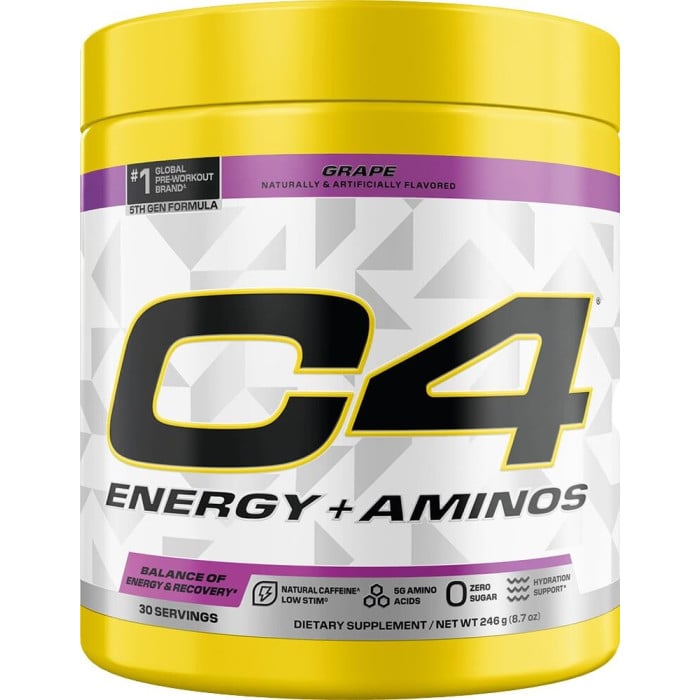 Cellucor C4 Energy + Aminos - 30 Servings Grape